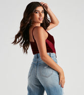 Velvet Vixen Cropped Bustier